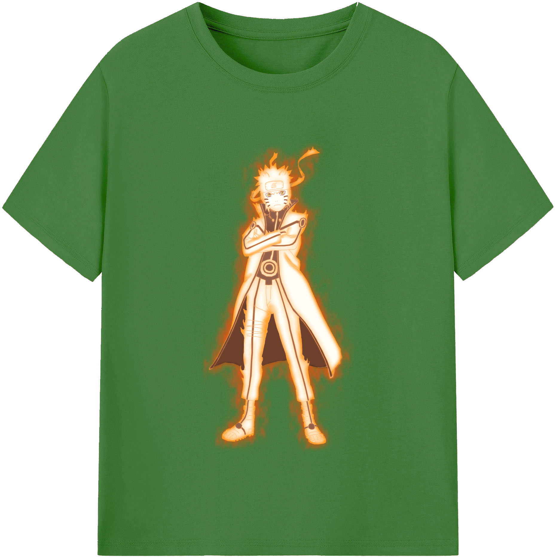 （画像用） NARUTO -ナルト- うずまき ナルト Uzumaki Naruto レディースカジュアルプリントTシャツ（綿100％）